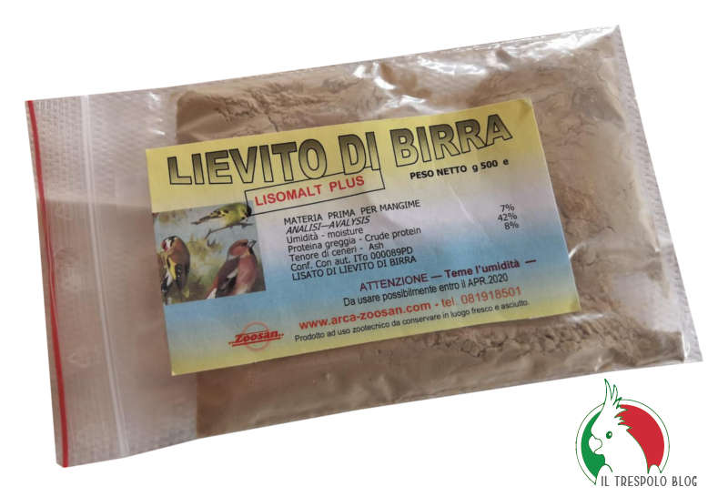 lievito di birra uso ornitologico