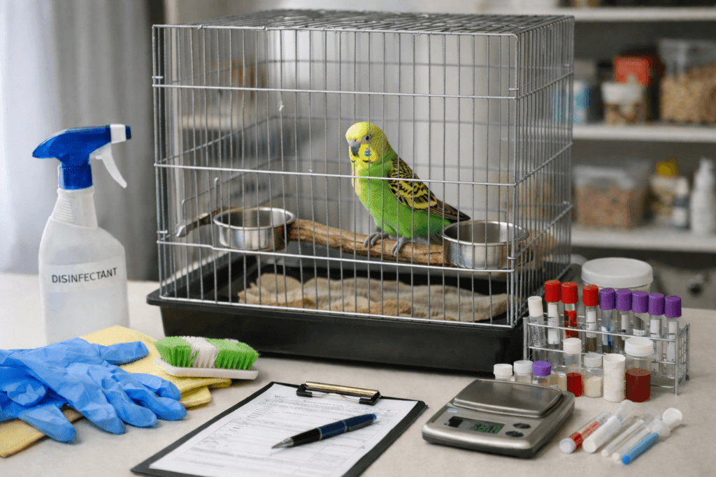 quarantena pappagalli